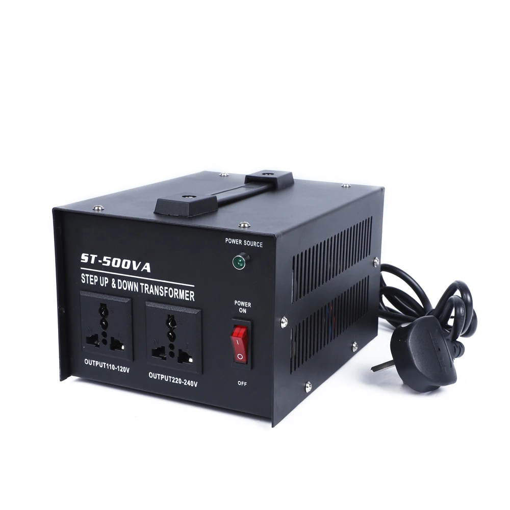 

Electrical Appliance Voltage Converter Intelligent Efficient Step Up Down Power Transformer 500W Home-use 100V-220V Household