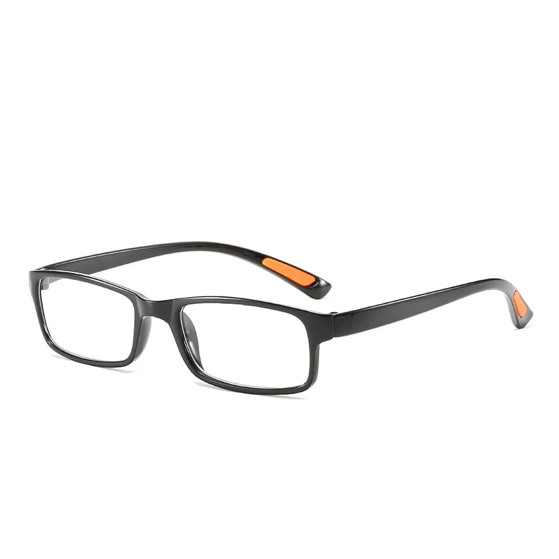 6 цветов SPH 0-0,5-1,0~-6,0 ультралегкие очки с полной оправой, очки для близорукости для мужчин, женщин, студентов, короткие зрелищные очки - Цвет оправы: Черный