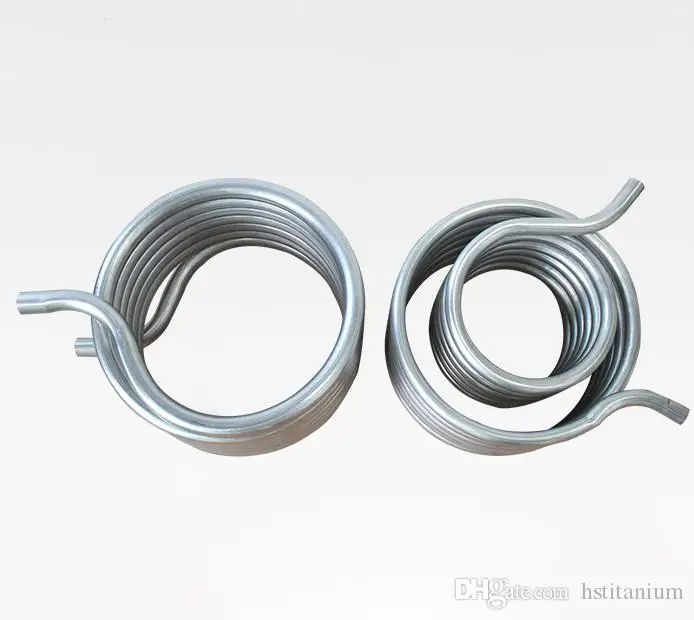 

CUSTOM Titanium Coils Twisted Pipe/Tubing Titanium Coil Tube Factory Direct sell Titanium Coiled Pipe for cooling industrial use