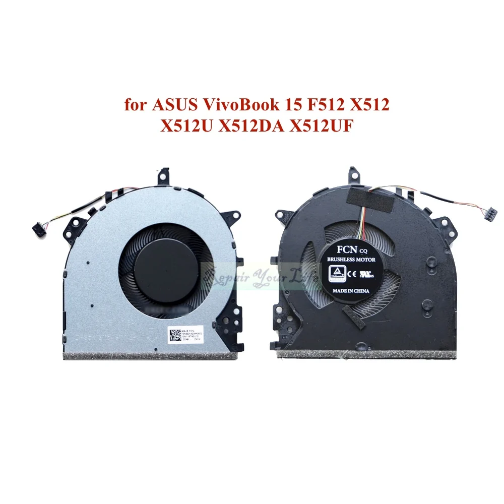 새로운 ASUS VivoBook 15 A512 A512FA A512FB A512UA A512UF 노트북 PC 팬 NS85C05-18L30 13NB0KA0AM0811 용 컴퓨터 CPU 냉각 팬