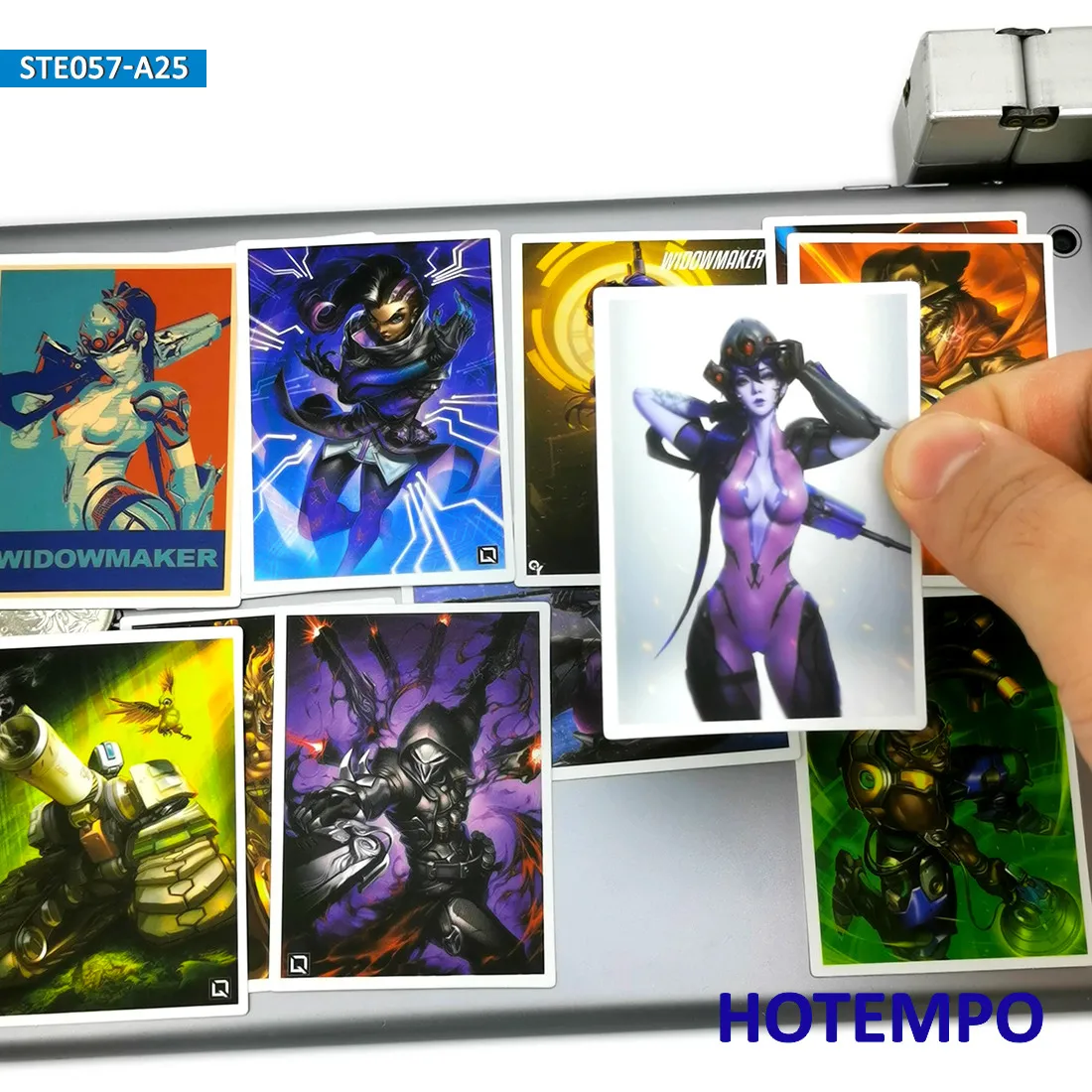 Модные стикеры в стиле игры Widowmaker DVA Lena Hanzo для планшетов чемоданов аниме Стикеры