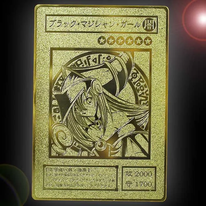 YU GI OH Золотая карта металлическая карта местный японский Золотой глаз белый дракон VOL издание Коллекционная карта детская игрушка подарок - Цвет: HMDNH