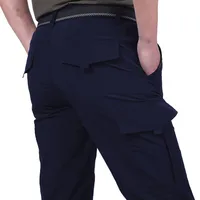 Men's Army Military Cargo Pants Summer Spring Casual Waterproof Breathable Quick Dry Thin Trousers Joggers Tactical Work Pants 2