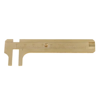 

80mm Brass Caliper Sliding Gauge Measuring Tool Gemstone Bead Jeweler New