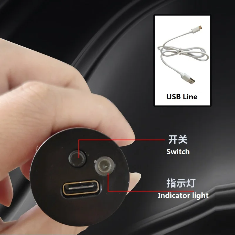 USB аккумуляторные машинки для стрижки волос T9 с утолщенной головкой