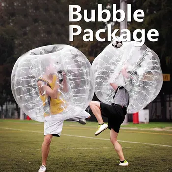 

1.2m Diameter PVC Inflatable Bubble Collision Bumper Buffer Ball Human Knocker For Adult Outdoor Running Sport Game Zorb Ball