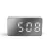LED Mirror Digital Clock Alarm Clock Snooze Table Clock Wake Up Mute Calendar Dimmable Electronic Desktop Clocks Home Decoration 1