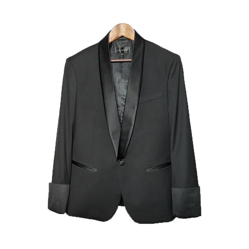 XS-5XL,, Мужская Новая мода, парикмахер, модный, для прогулки, шоу, черный, пэчворк, костюм, пиджак, костюмы для певцов больших размеров