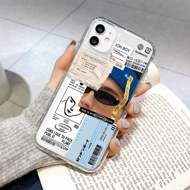 Case For iPhone 11 Cases Silicon TPU Funda For iPhone 11 Pro 12 13 Pro Max 12  13 Mini X XS XR 7 8 Plus 6 6S Plus SE 2020 Cover U125