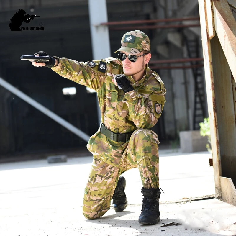 Военная форма камуфляжный Тактический Костюм высокое качество армейский Комбер