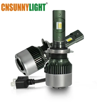 

CNSUNNYLIGHT Tri-color LED Car Headlight H7 H4 H11 9005 9006 9012 H1 H3 H8 Foglight 3000K 4300K 6000K All in One Bulb Car Lights