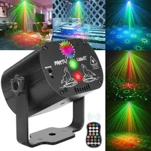 60 modelli Mini ricarica RBG DJ Disco Light stroboscopico Party Stage Lighting controllo vocale lampada per proiettore Laser per pista da ballo