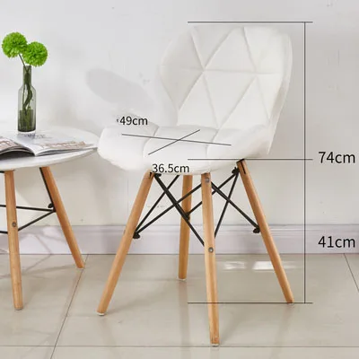 Dining Chairs Study Dining Room Back Chair Home Simple American Retro Butterfly Chairs Nordic Living Room Dining Chair Sillas PU
