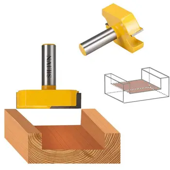 

New 1/2 Inch Shank 2-1/4 Inch Diameter Bottom Cleaning Router Bit Woodworking Milling Cutter(1 Pack)