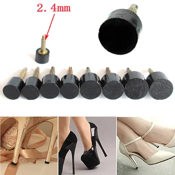 

5Pcs 5 Sizes High Heel Repair Tips Pins For Women Shoes High Heel Tips Taps Dowel Lifts Replacement Heel Stoppers Protect