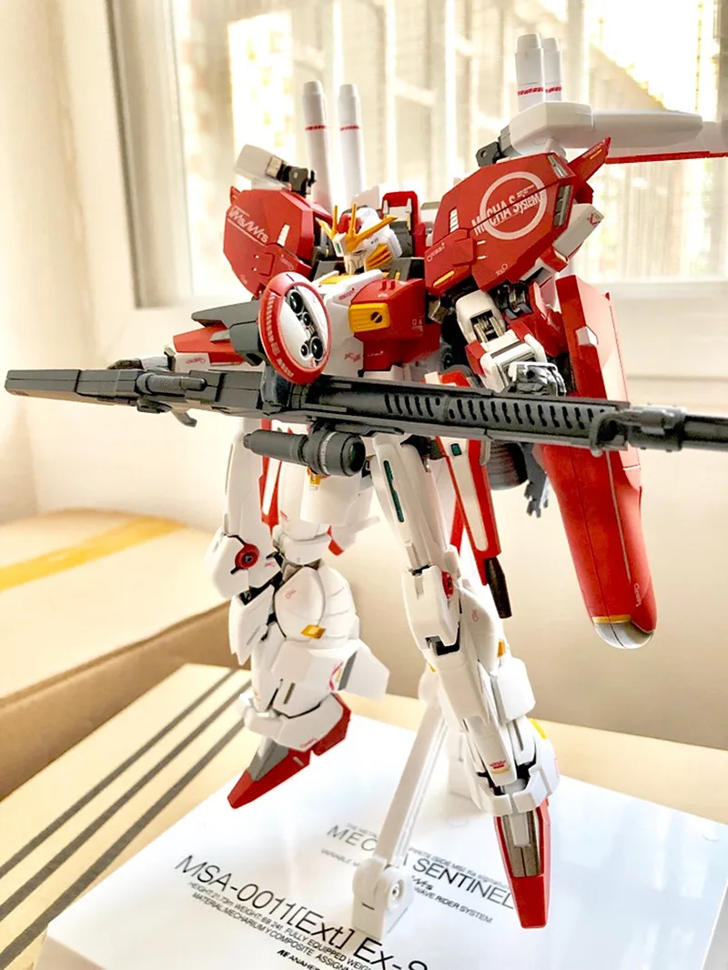 Baofeng модель MR Металлический Робот Духи MSA-0011(Ext) EX-S Gundam красный глубокий нападающий цвет Готовая модель DB041