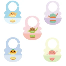 Привлекательный мягкий силиконовый водонепроницаемый детский нагрудник для младенцев с мультяшным принтом, нагрудники для обедов, милые детские нагрудники для мальчиков и девочек# m