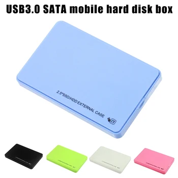 

5Gbps 2.5in USB3.0 SATA Hard Disk Drive Box SSD External Enclosure Case with USB Cable New Arrival