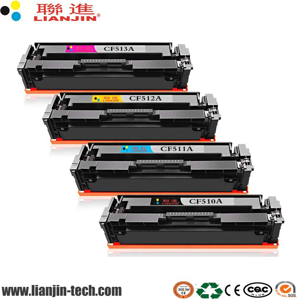204A CF510A CF511A CF512A CF513A тонер-картридж для hp Цвет Laserjet Pro M154a M154nw МФУ M180n M180nw M181fw M181fdw принтер