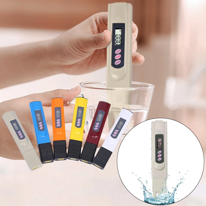 Digital LCD PH Home Drinking Tap Water Quality Tester Test Purity Meter Pen Hot Portable Purity Temp Portable optometry