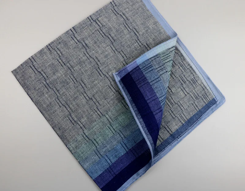  10pcs 43*43cm Jacquard Classic Mens Plaid Handkerchiefs for Men women 100% Cotton Pocket Square Han