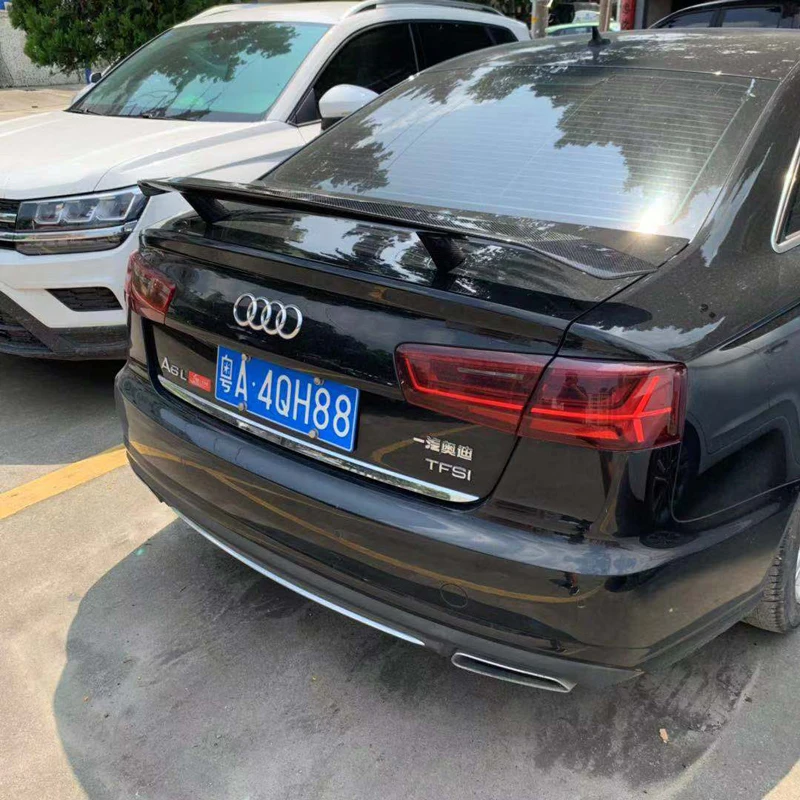 C7 A6 спойлер GT Стиль углеродного волокна спойлер задний багажник крыло для Audi A6 C7/4G 2012-UP