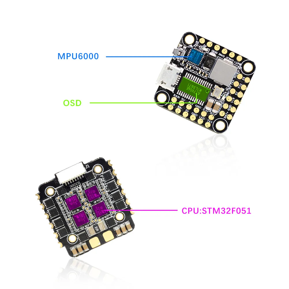 HGLRC FD435-VTX стек 20X20 с диагональю экрана 3-6S FD F4 мини игровые джойстики 35A BL32 4in1 ESC FD VTX Мини Новое поступление дропшиппинг