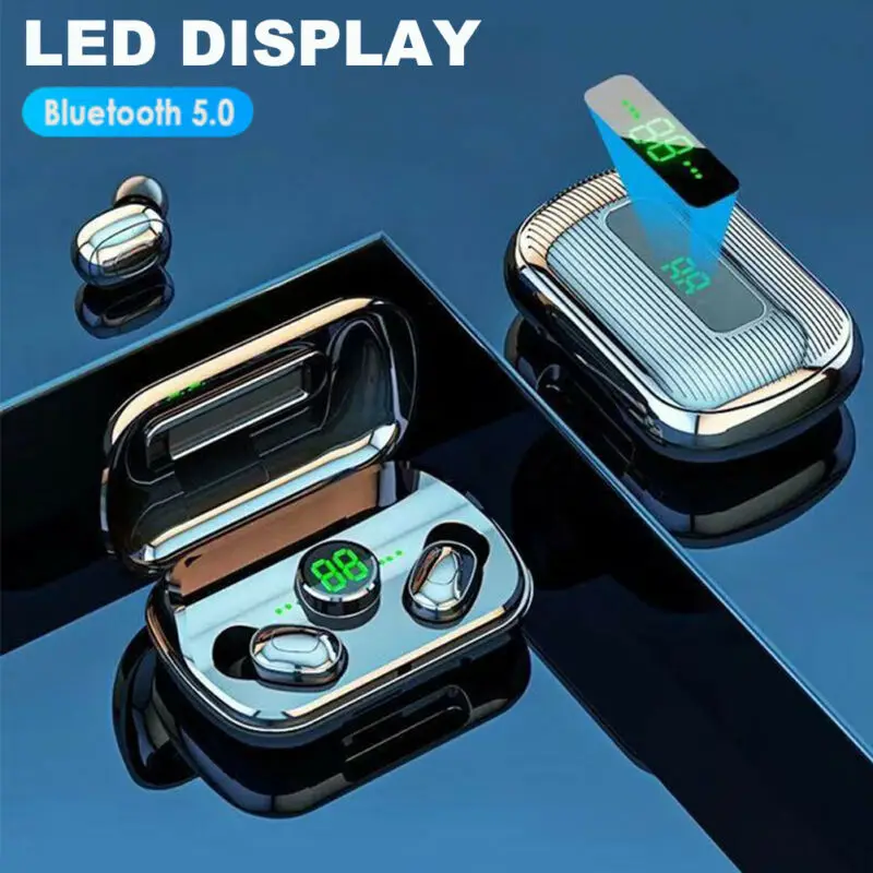 X10 TWS Bluetooth 5 0 Earphones Wireless Sport Waterproof Earbuds For iPhone Android Digital Display Headphones