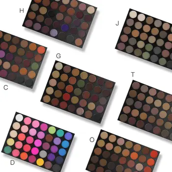 

35 Color Eye Shadow Compact Pumpkin Polarizing Pearl Light Matte Light Eye Shadow Earth Tone