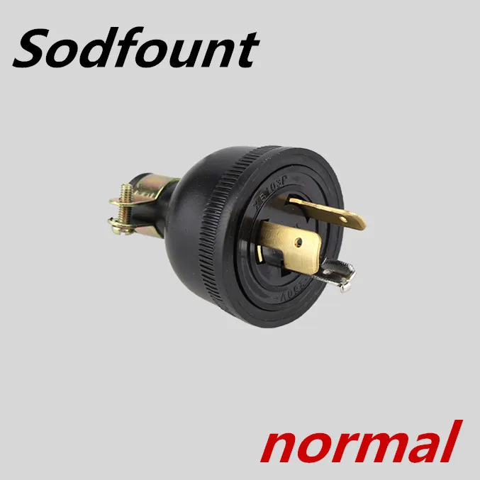 Black AC 250V 15A Screw Lock Generator Plug Socket Cable Adapter Black AC 250V 15A Screw Lock Generator Plug Socket Cable Adapter