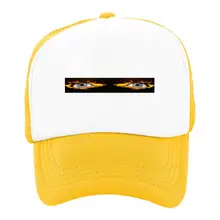 Горящее пламя глаза Лето Защита от солнца для детей, бейсбольная сетка шляпа для мальчиков и девочек