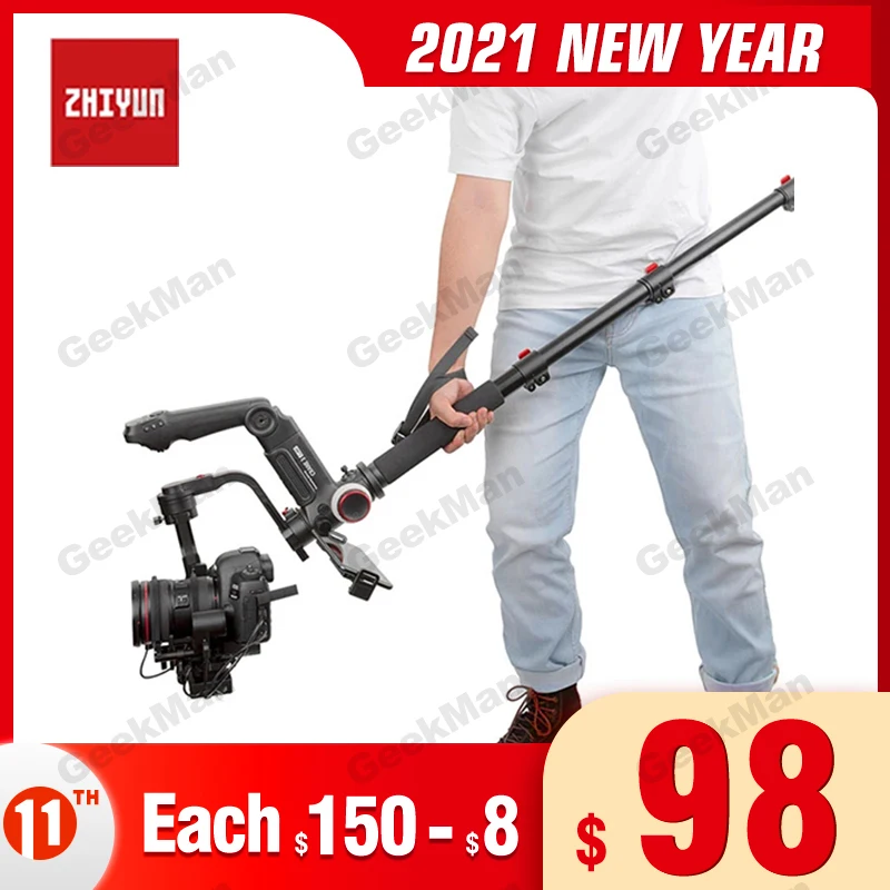 Оригинальный Телескопический монопод Zhiyun Weebill Lab S с экраном от 1/4 до 3/8 для Crane 2 3