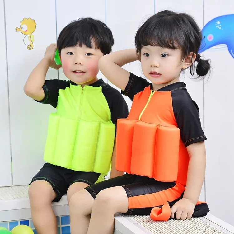 

2017 New Style Children Buoyancy Tour Bathing Suit One-piece Shorts Baby Learn Bathing Suit with Celebrity Style Swimming