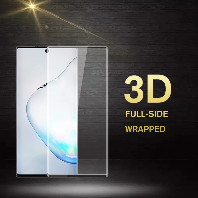 

For Samsung Galaxy Note 10 9D 5G Full Glue Cover Protective Glass Screen Protector For Samsung Note 10 Plus 5G Film Note10 Pro