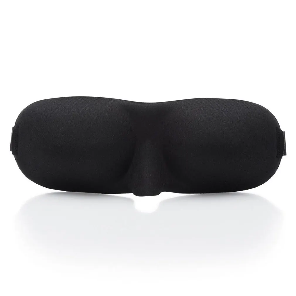

1Pc Soft Relax 3D Natural Sleeping Eye Mask Sleep Padded Cover Portable for Travel Rest Blindfold Eyepatch for Women Men