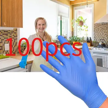 

Nitrile Gloves Anti-Static Oil-Proof Acid And Alkali Resistant Gloves Home Factory Laboratory Food Baking Gloves