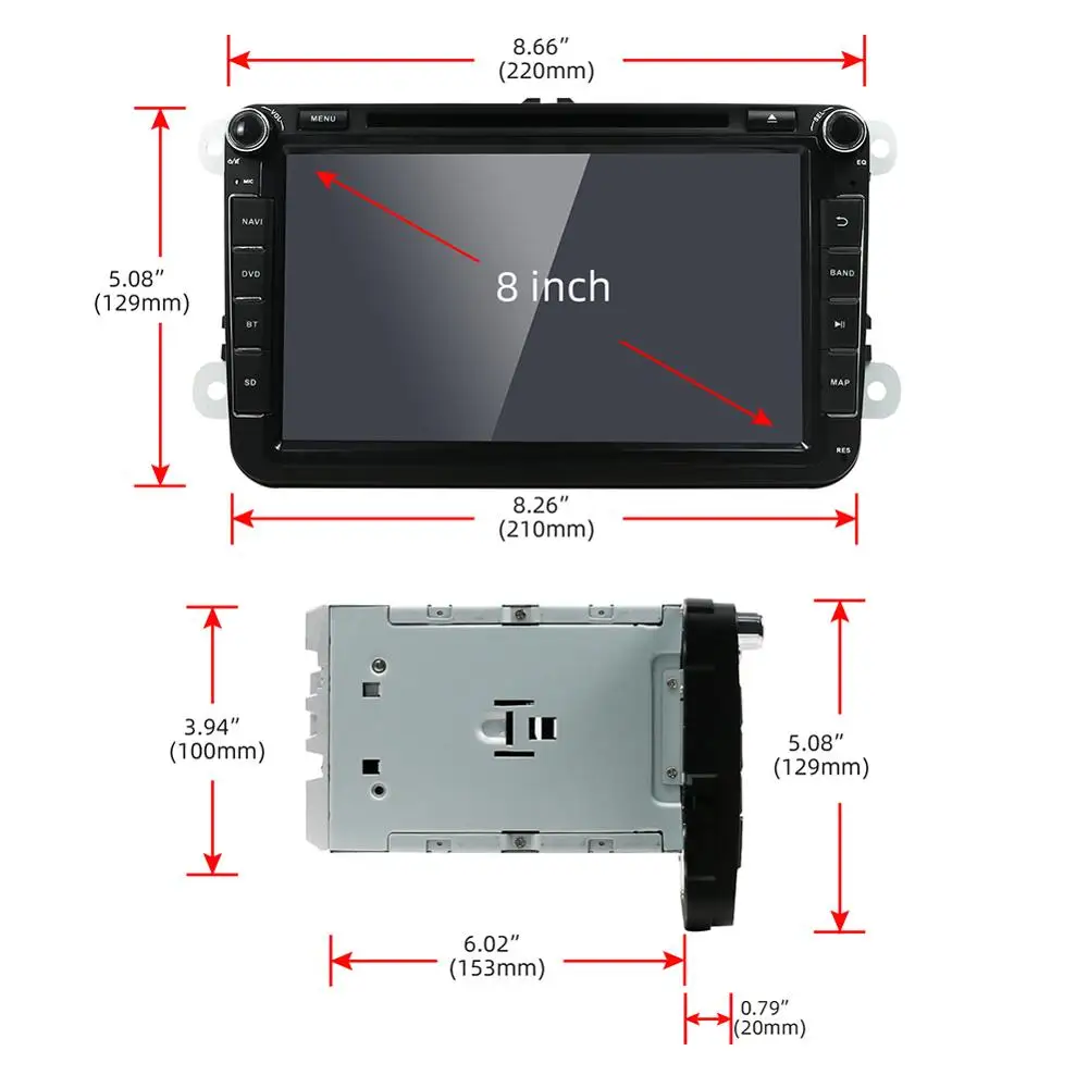 Автомобильный DVD радиоприемник Bosion Android 10 0 подходит для rns510 VW passat jetta polo