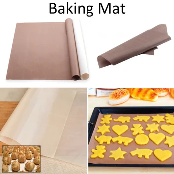 

Reusable Non-Stick Ovens Baking Mat Cookie Pad Rolling Dough Mat High Temperature Resistant Flour Fondant Baking Cloth bakpapier