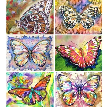

AZQSD 5d Diamond Painting Butterfly Diamond Embroidery Animal Handmade Cross Stitch Kits Rhinestones Home Decor Handmade