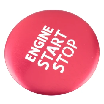 

Engine Start Stop Switch Ignition Push Button Cover Trim Red Fit for Toyota Camry 2018 2019 2020 Translucen Aluminum Alloy