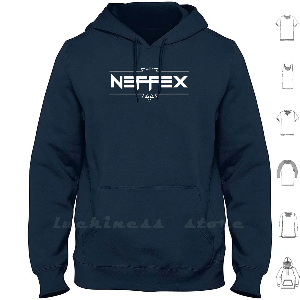 

Белые толстовки Neffex с логотипом слов, длинным рукавом, музыкальная нация