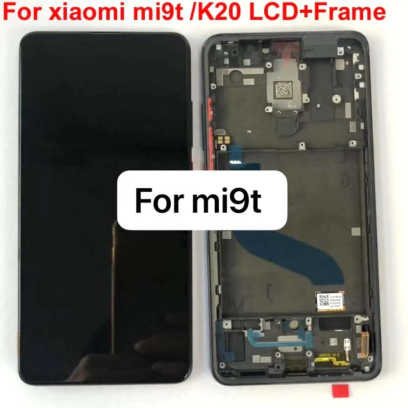 100% оригинал новый для 6 39 &quotXiaomi mi 9T Pro 9 T/красный K20 AMOLED ЖК-экран рамка + сенсорная