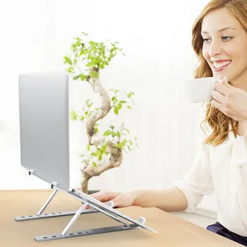 

Non-slip Desktop Notebook Holder Adjustable Foldable Laptop Stand Laptop Stand For Macbook For iPad For DELL For HP