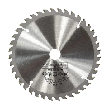 

165mm 40T 20mm Bore TCT Circular Saw Blade Disc for Dewalt Makita Ryobi