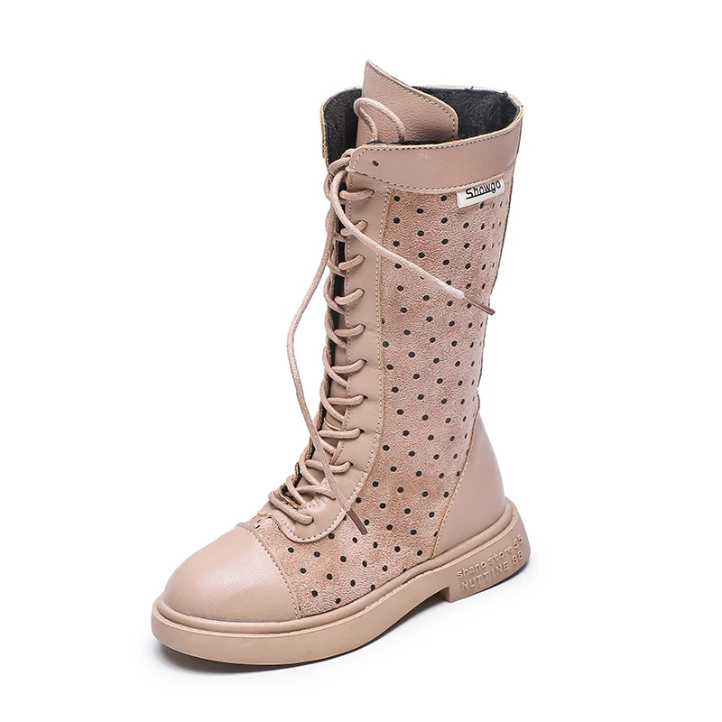 Ботинки для девочек коллекция 2019 года модная осенне зимняя детская обувь теплые