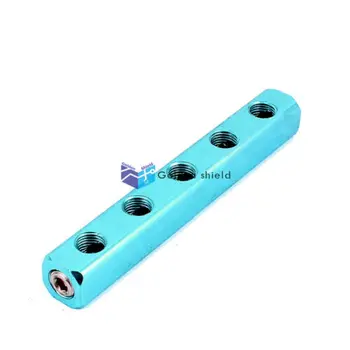 

1/4"BSP Pneumatic 8 Way Quick Connect Air Hose Manifold Block Splitte.