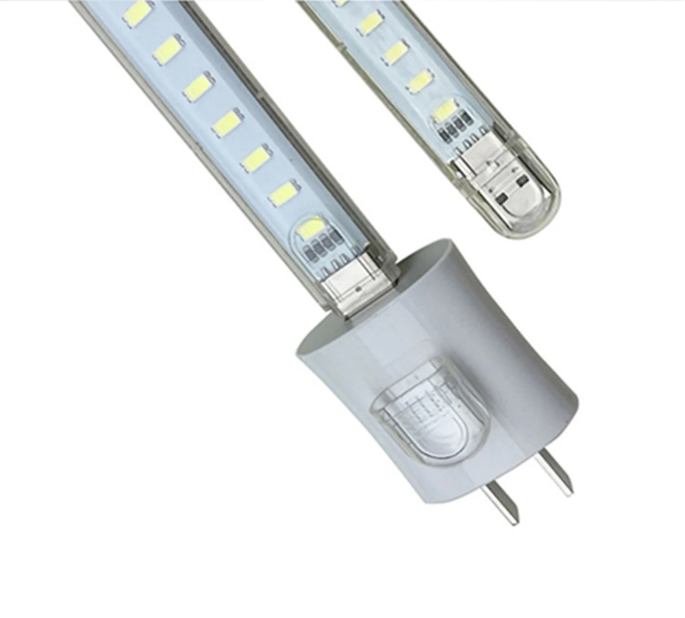 USB светодиодный Nachtlampje Draagbare U диск Lampen 8 светодиодный s Kleurrijke Mini Boek Licht 4 Вт Светодиодный настольный светильник DC5V адаптер питание Leeslampjes
