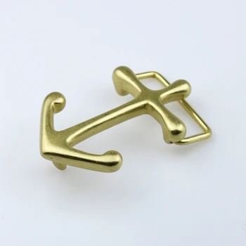 

High-quality Buckle BOR Solid Brass Belt Buckle Anchor Plate Buckle # 903386-B40 Diy Accessories