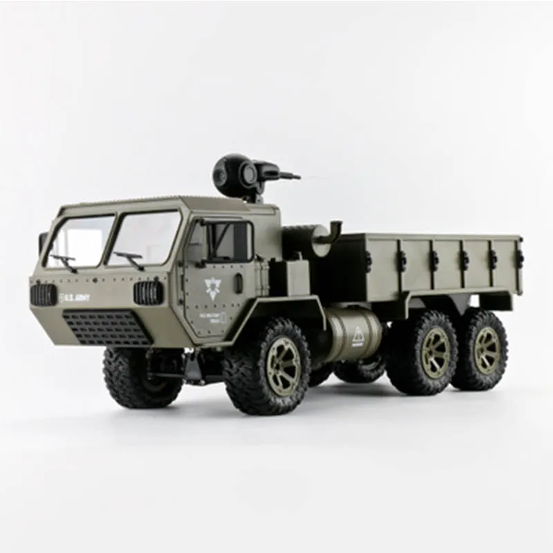 1:16 RC военный грузовик 2,4G 6WD с Wi-Fi камерой дистанционного управления грузовики для детская игрушка на радио автомобиль игрушки подарки - Цвет: 480p camera