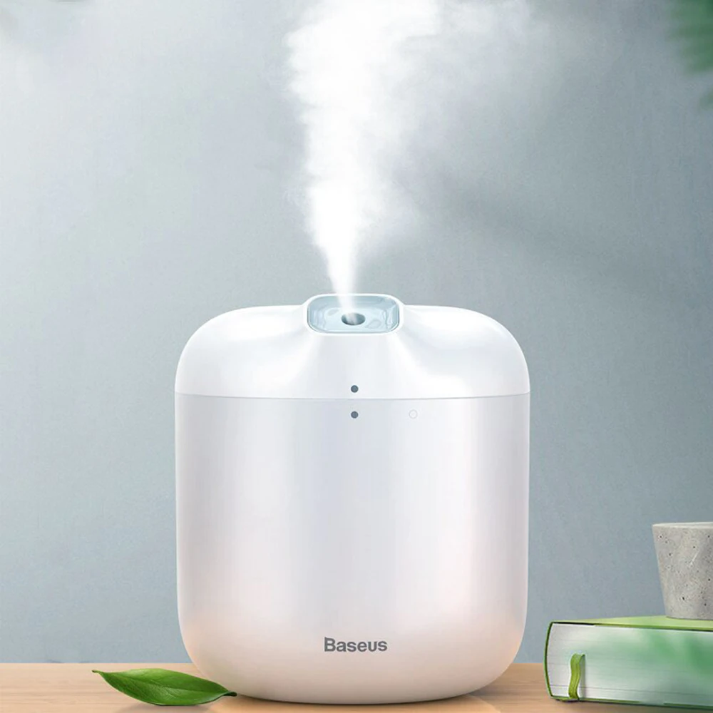 

Small Elephant Humidifier Air Conditioning Appliances White Ultrasonic Wood Grain Humidifier diffuser for Car Office and Home